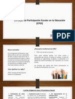 Consejos de Participación Escolar en La Educación