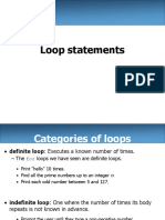 Chapter 3 Control Statements LOOPS S