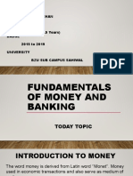 Fundamentals of Money and Banking Presentation