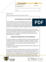 Estructura y componentes de los textos académicos