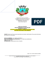 Estado de Santa Catarina Governo Do Município de Içara Departamento de Licitação Prefeitura Municipal