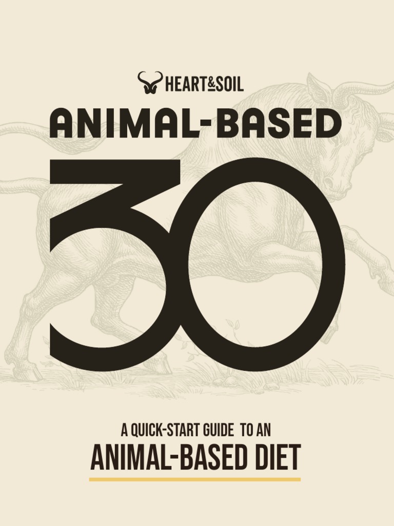 Animal-Based 30 Challenge Guidebook | PDF | Vegetable Oil | Fat