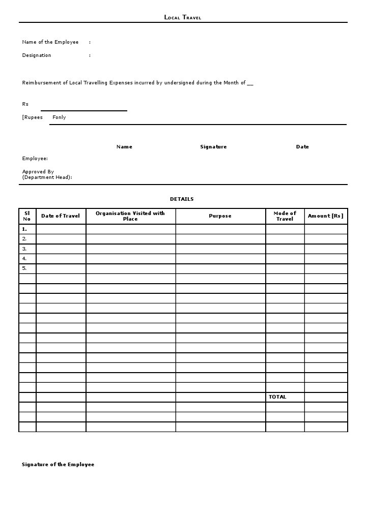 Local Conveyance Format
