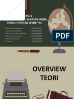 Kelompok 3 MK - Dstorsi Informasi Pasar Modal Terkait Sekuritas