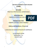 Informe Practica Profesional Supervisada Fabrica de Especias Don Julio