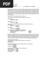 RECEIVABLE MANAGEMENT EXERCISE