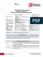 Sia - Gestion de La Seguridad y El Riesgo BCP - Contenido Temático - 2017