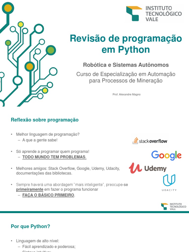 Python | PDF | Python (linguagem de programação) | Biblioteca (informática)