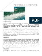 TOURISME - PRESENTATION DE LA COTE D’IVOIRE