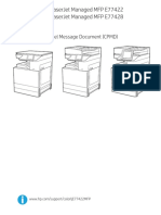 HP Color LaserJet Managed MFP E77422, E77428 - CPMD