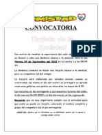 Convocatoria Tarjeta de La Amistad 2022