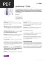 Synology DS211j Data Sheet Enu