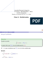 Clase 6. Antiderivadas