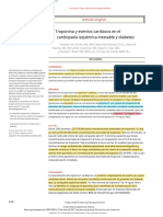 Troponin and Cardiac Events in ESPAÑISH