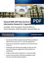 0407 General Mills SAP Data Services 41 & Information Steward 41 Upgrade & Migration