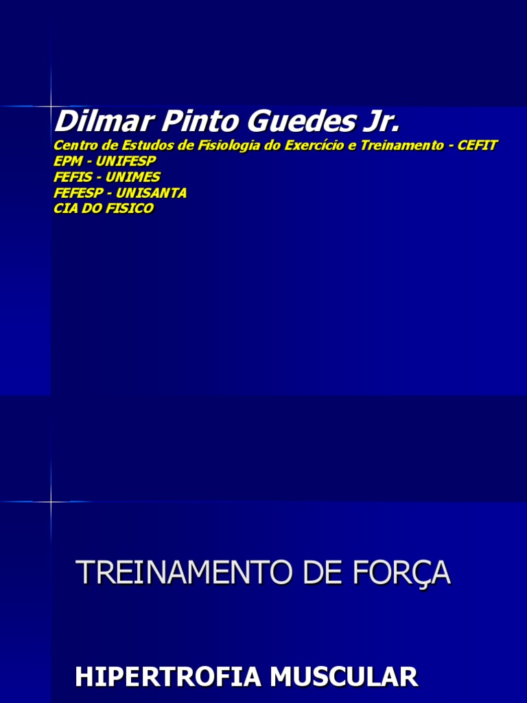 PDF) Efeitos benéficos das ações excêntricas no treino resistido