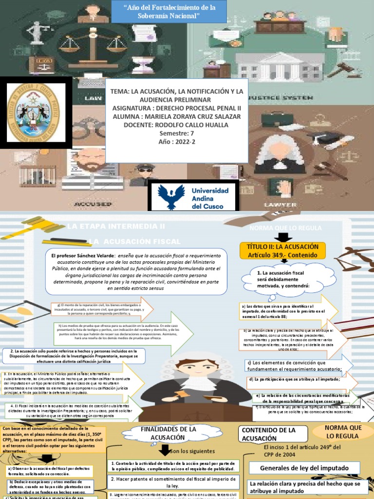 La Acusación Fiscal en el Proceso Penal | PDF | Derecho penal ...