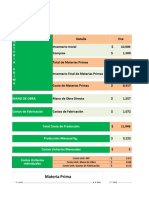 Plantilla de Costos de Producción