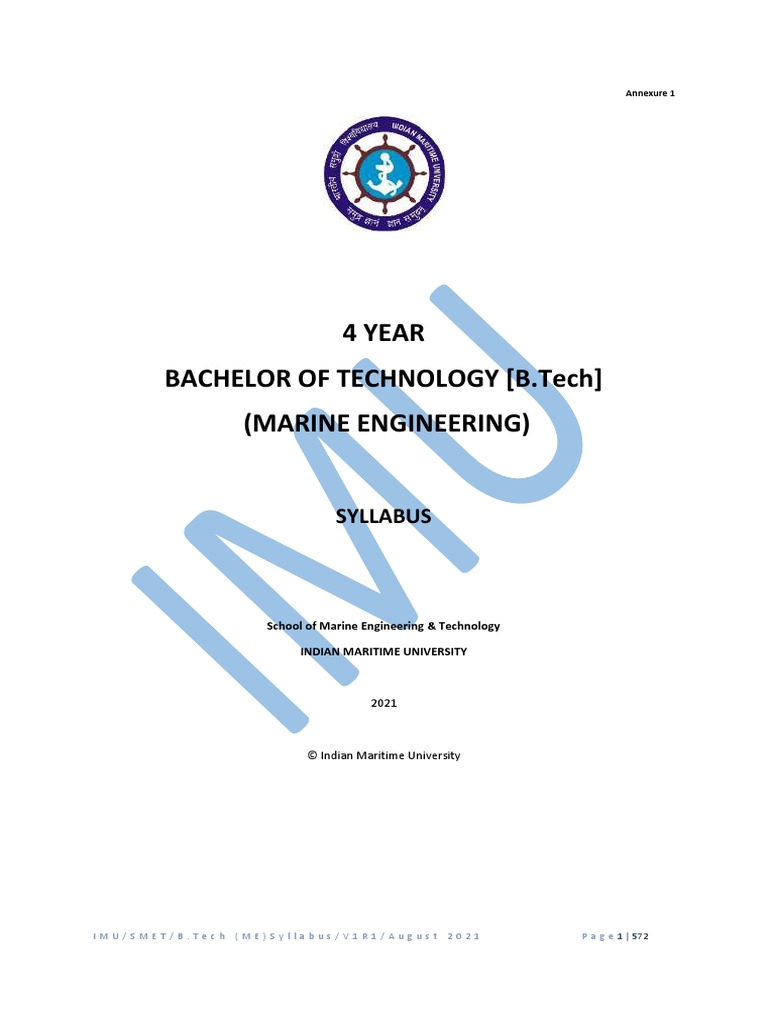 B. Tech. Syllabus - 2021 | PDF | Engineering | Machines