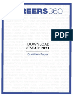 CMAT 2021 Question Paper and Answer Key