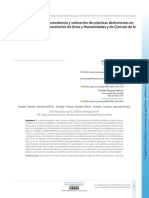 Artículo Sobre Conocimiento y Valoración de Plagio