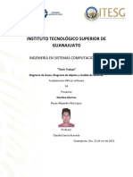 Diagrama de Clases, Diagrama de Objetos y Modelo de Dominio.