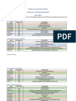 FY23 TCS Assessment Calendar