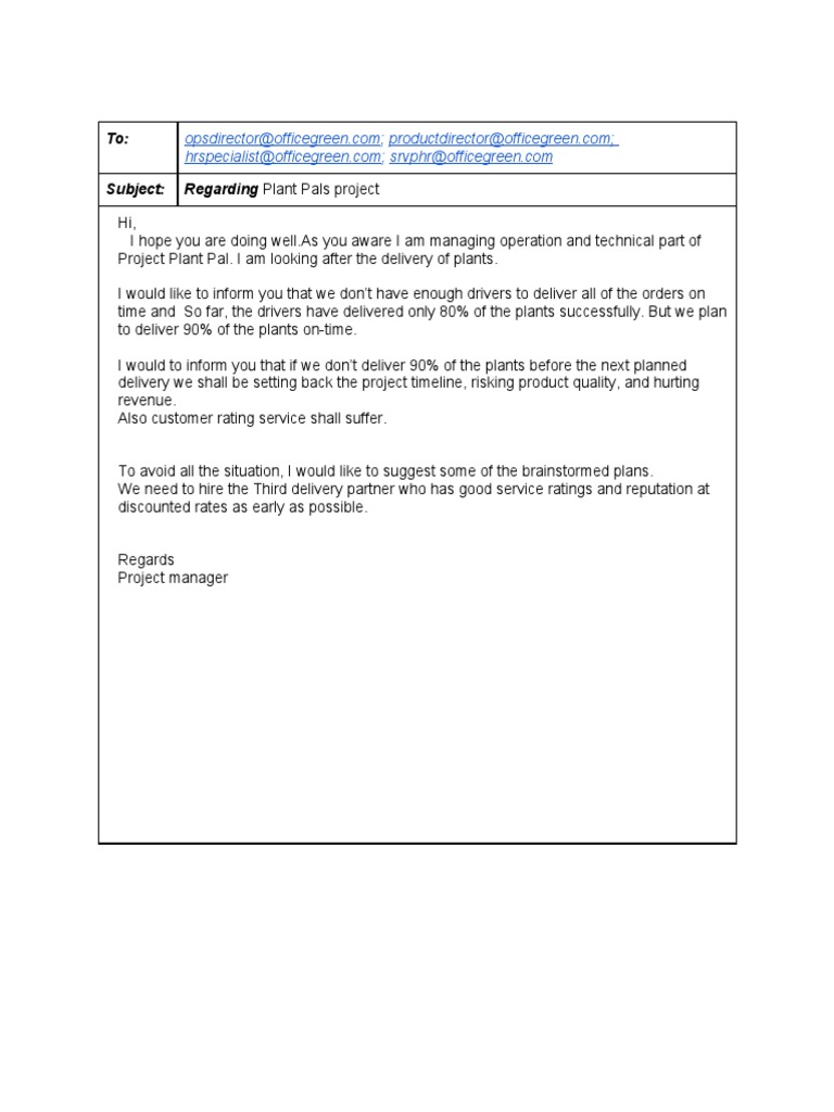 Activity Template Escalation Email PDF Activity Template Escalation Email PDF