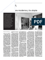 La Arquitectura Moderna y La Utopía - Entrevista A William Rey