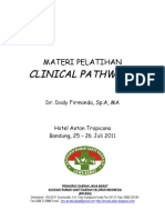 Dody Firmanda 2011 - ARSADA Jawa Barat Pelatihan Clinical Pathways 25-26 Juli 2011