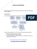 Empresas Predefinidas