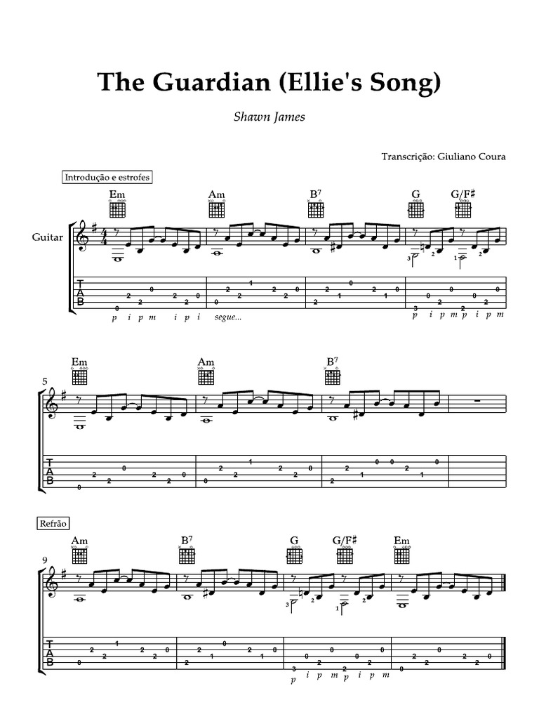 The Guardian (Ellie's Song) Shawn James PDF