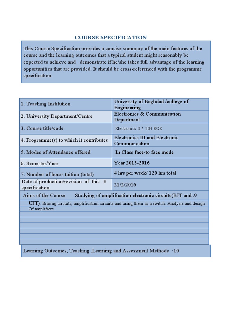 Electronics II 1 PDF Amplifier Electricity