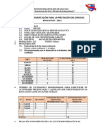 Plan de Implementación Secundaria