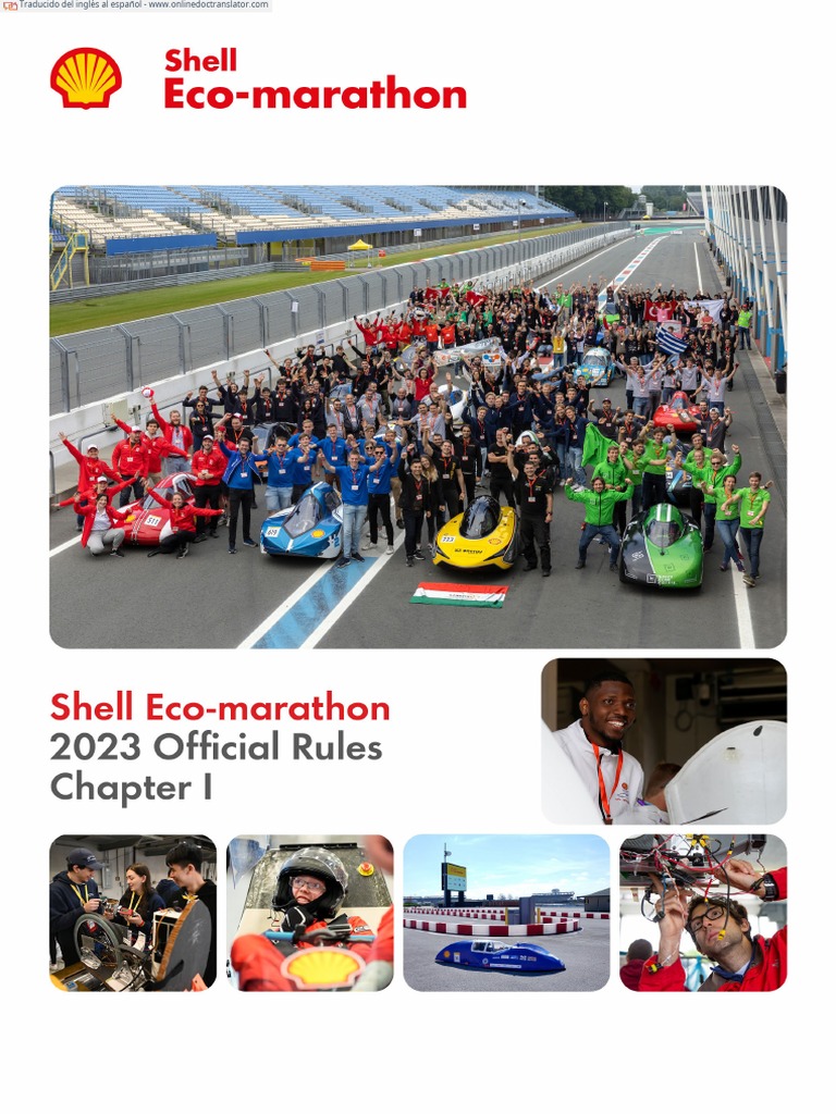 Reglas del Shell Eco-marathon 2023 | PDF | Uso eficiente de energía ...