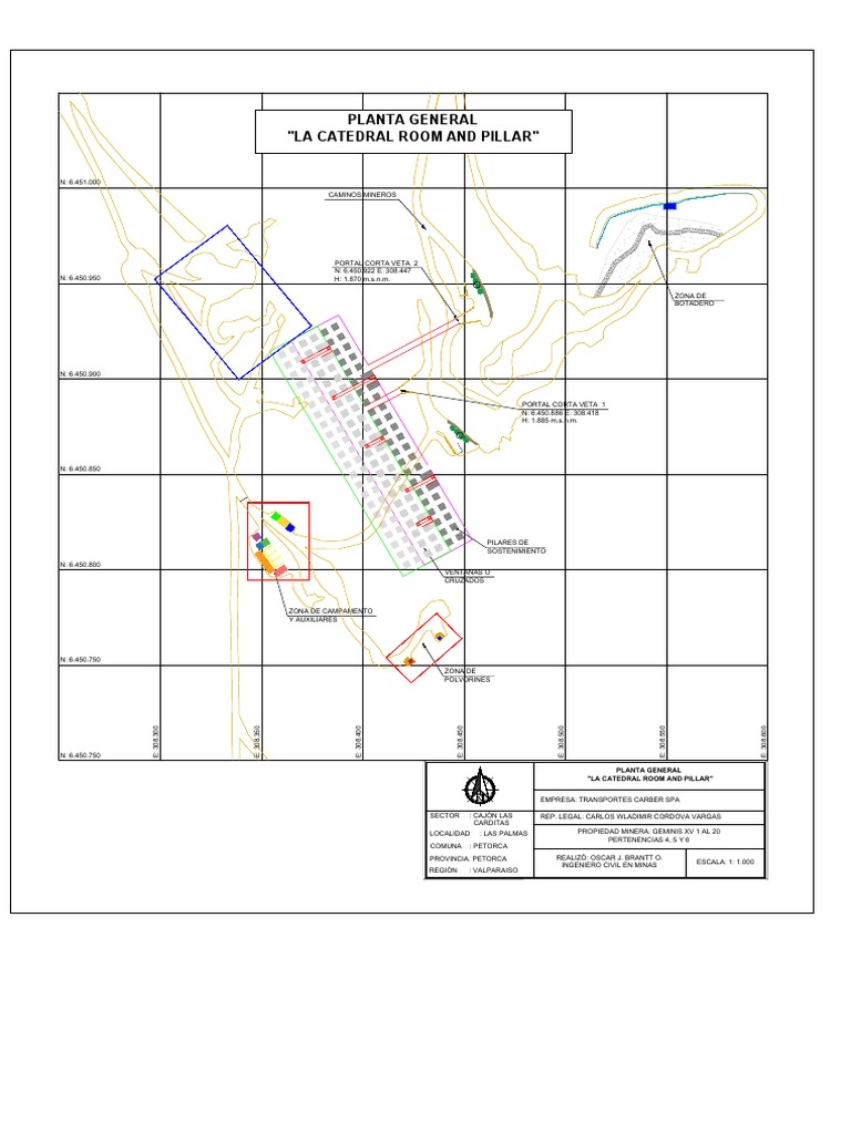 Plano Planta General La Catedral Rap | PDF
