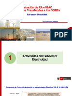 DGAAE Evaluación de EA e IGAC Sub Sector Electricidad - Liver Quiroz