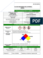 Hoja de Seguridad Formula 250