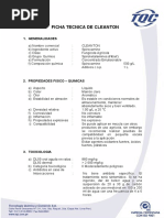 Ficha Tecnica de Cleanton TQC 1