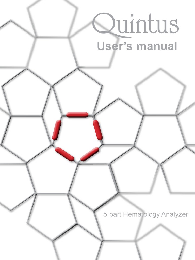 Quintus User Manual Rev 5RoW 140521 PDF Infection Medical Diagnosis