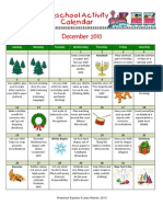 Preschool Calendar Dec10