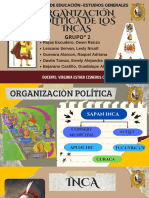Organización Política Incas - Proceso Histórico