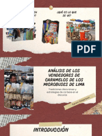 Análisis de Los Vendedores de Caramelos de Los Microbuses de Lima
