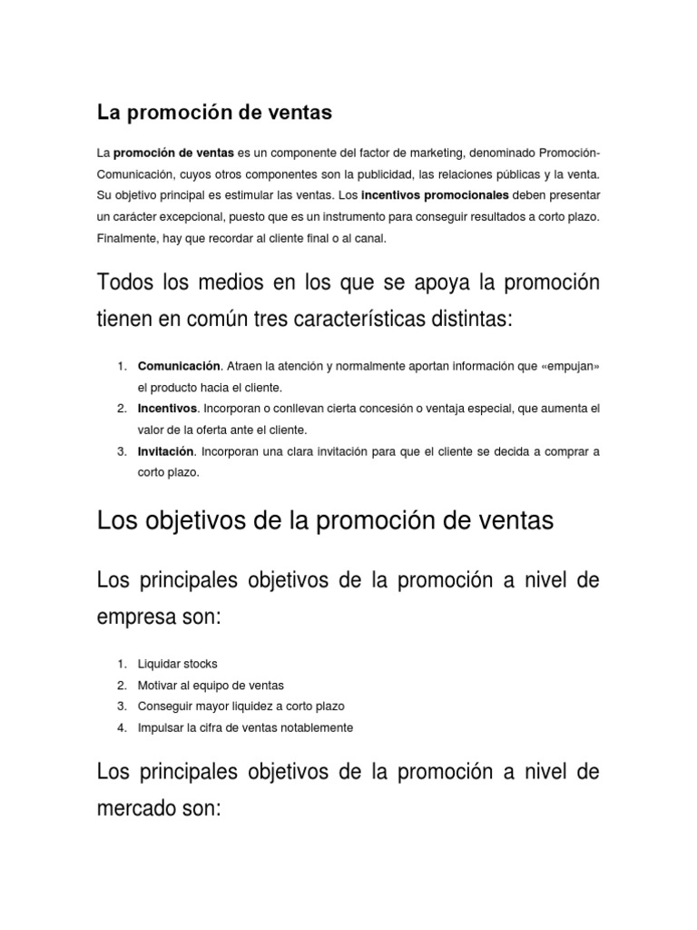 La Promocion de Ventas y Publicidad | PDF | Publicidad | Marca