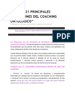 21 Principales Distinciones Del Coaching Ont.