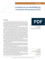 Manejo de La Resistencia y La Sensibilidad de La Heparina en Circulación Extracorporea (CEC)