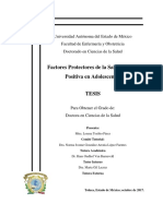 Factores Protectores de La Salud Mental Positiva en Adolescentes