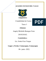 Angely Banegas Tarea 3 Contabilidad de Costos