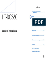 Manual Onkyo HT-RC560 Espanol