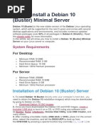 TUTORIAL_INSTALASI_DEBIAN 10_SERVER_Oracle VMBox